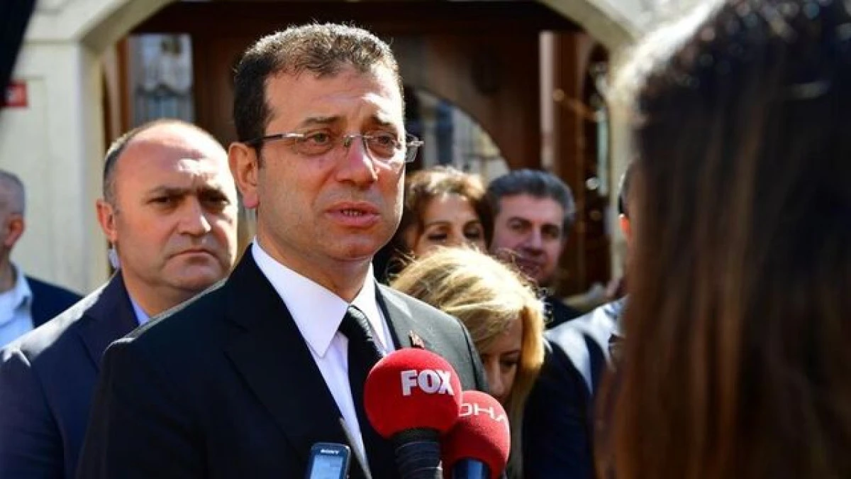 Ekrem İmamoğlu&rsquo;na 1 Yıl 8 Ay Hapis ve Siyasi Yasak