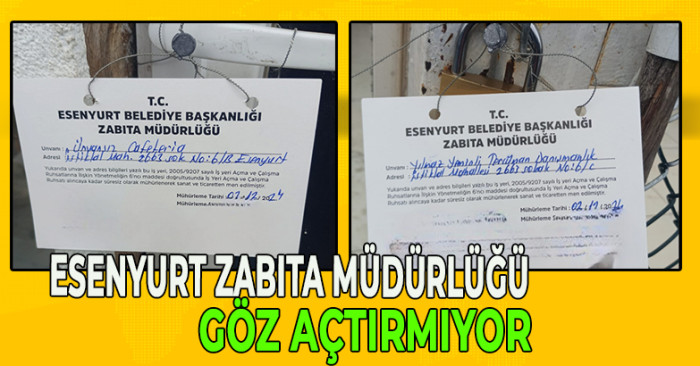          ESENYURT ZABITA EKİPLERİ GÖZ AÇTIRMIYOR