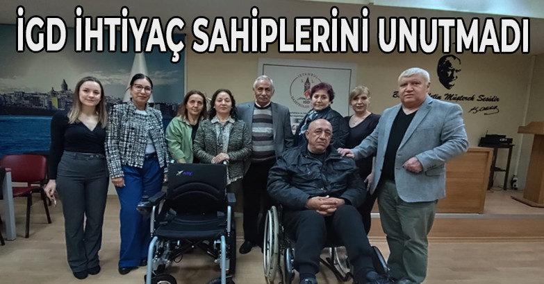 İGD İHTİYAÇ SAHİPLERİNİ UNUTMADI