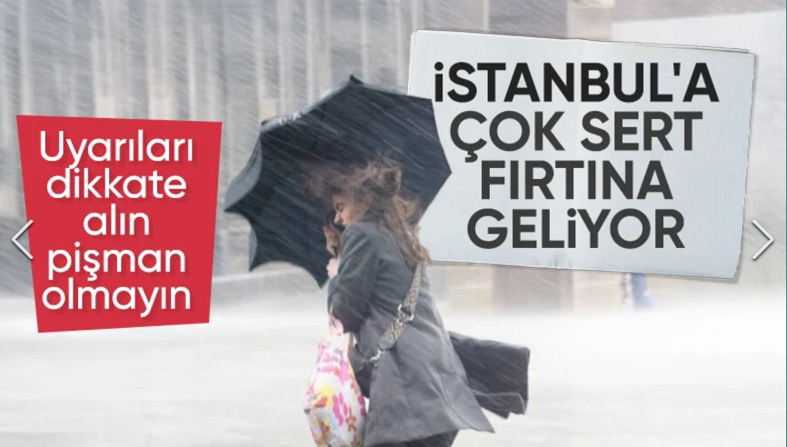 İstanbul'da fırtına hazırlığı: Meteoroloji'den uyarı geldi