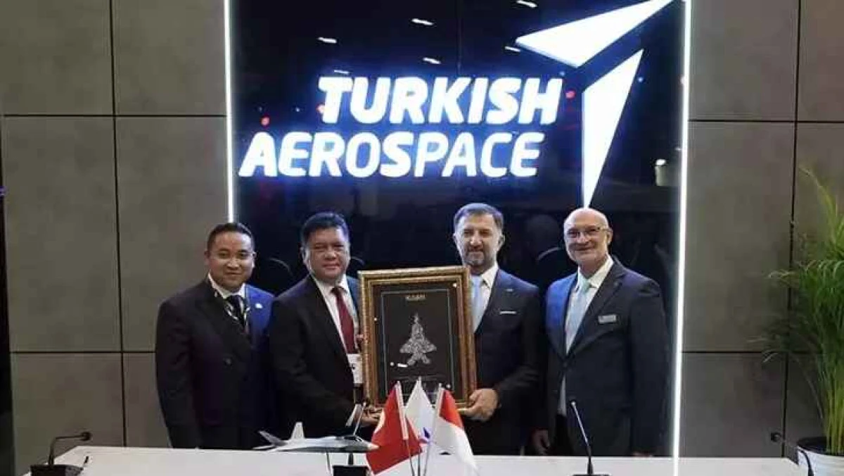 TUSAŞ, Endonezya ile 48 KAAN U&ccedil;ağı İ&ccedil;in Anlaşma İmzaladı